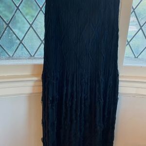 Issey Miyake black long skirt, size M